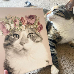 Floral Crown Pet Portrait